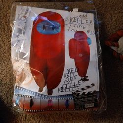 Among US Red Costume For Child