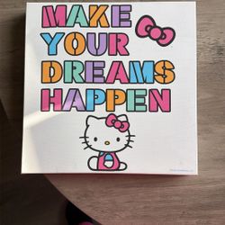 Canvas Hello Kitty Wall Decor 