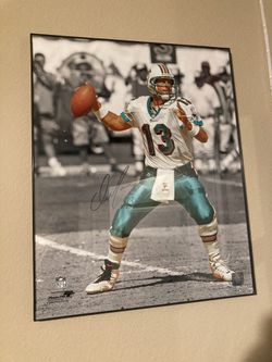 Dan Marino 16x20  B&W/Color 