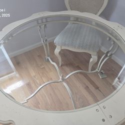 4 Person Dining Room Set- Cast Iron Frame