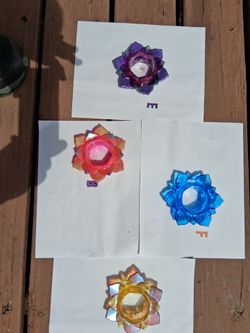 Tealigt Candle Holders  Hand- crafted Resin