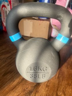 Yes4all Coated Powder 35 Lb Kettle Bells