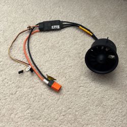 70mm RC Plane EDF Jet Engine With 85 Amp 6s ESC