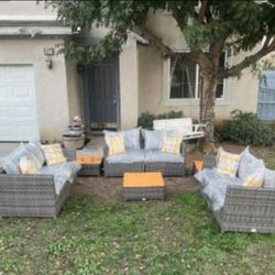 Fully assembled in the box high quality patio furniture set outdoor patio furniture deep seating patio sofa set 🆕