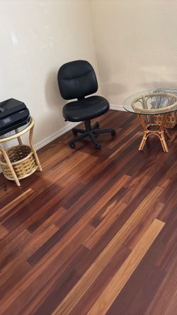 Two bamboo tables for den or living room