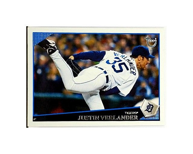 JUSTIN VERLANDER TARGET THROWBACK 2009 TOPPS #85, TIGERS, ASTROS, ROY, MVP, CY
