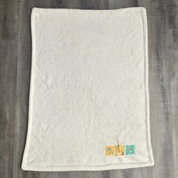 Plush Cream Animal Baby Blanket