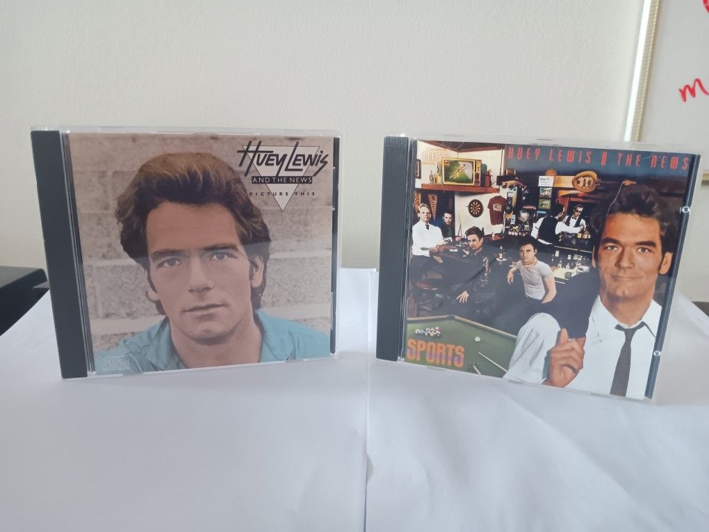 Huey Lewis And The News 4 CD Lot