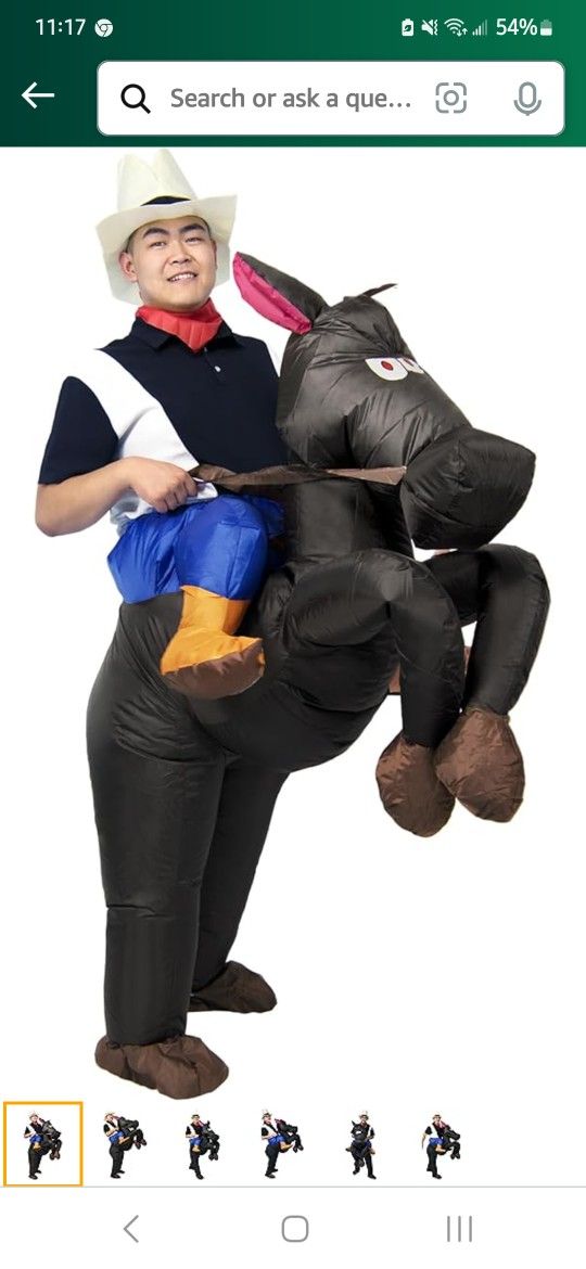 Horse Riding Inflatable Costume