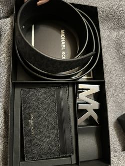 💙 Michael kors belt with cardholder set