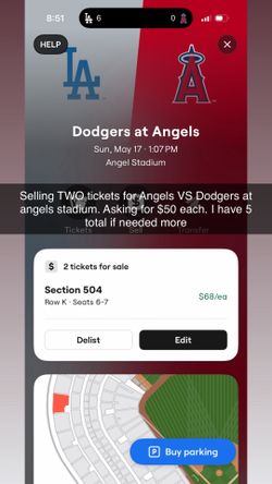Dodger tickets