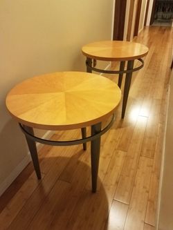 Two New Modern Side Tables