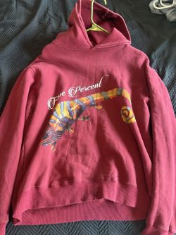 Five percent chrome hearts dice chameleon scripture red maroon yellow blue orange white size medium