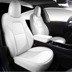 Seat Cover Custom Fit for Tesla Model 3 Synthetic Leather Car Seat Cushion Protector for 2017 2018 2019 2020 2021 2022 2023  2024