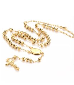 18 k Gold plated rosary Necklace