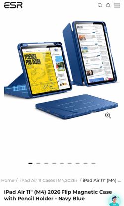 iPad Air 11” M4 ESR Flip Case $25 OBO