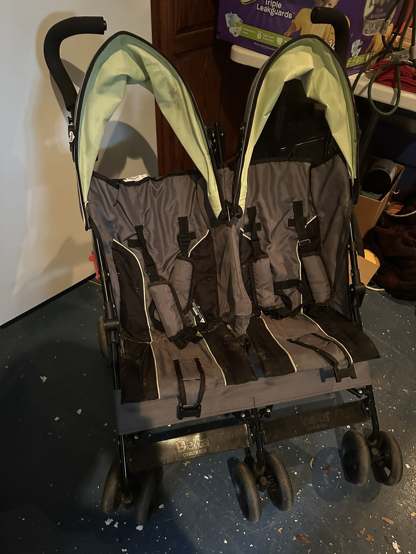 Twin Two Seat Umbrella Stroller