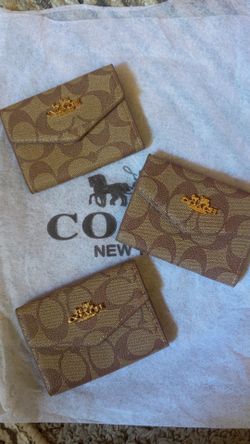 Coach card holder