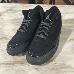 New Black Cat Jordan 3’s Men Size 11.5