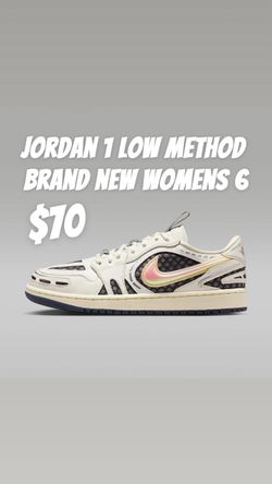 Air Jordan 1 Low Method Brand New Womenโs 6