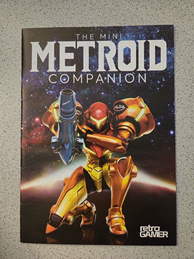 New Retro Gamer Mini Metroid Companion guide snes nes super nintendo 2 4 game boy n64 switch 2 Samus the game cube advance color 3ds ds 