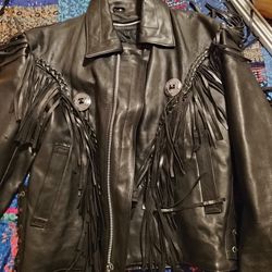 Vintage Ladies MULTI SEASON motorcycle Leather Jacket