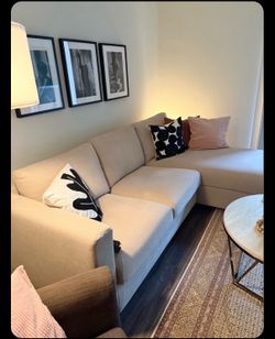Sofa with Chaise — Ikea FINNALA ( wth STORAGE)MOVING SALE