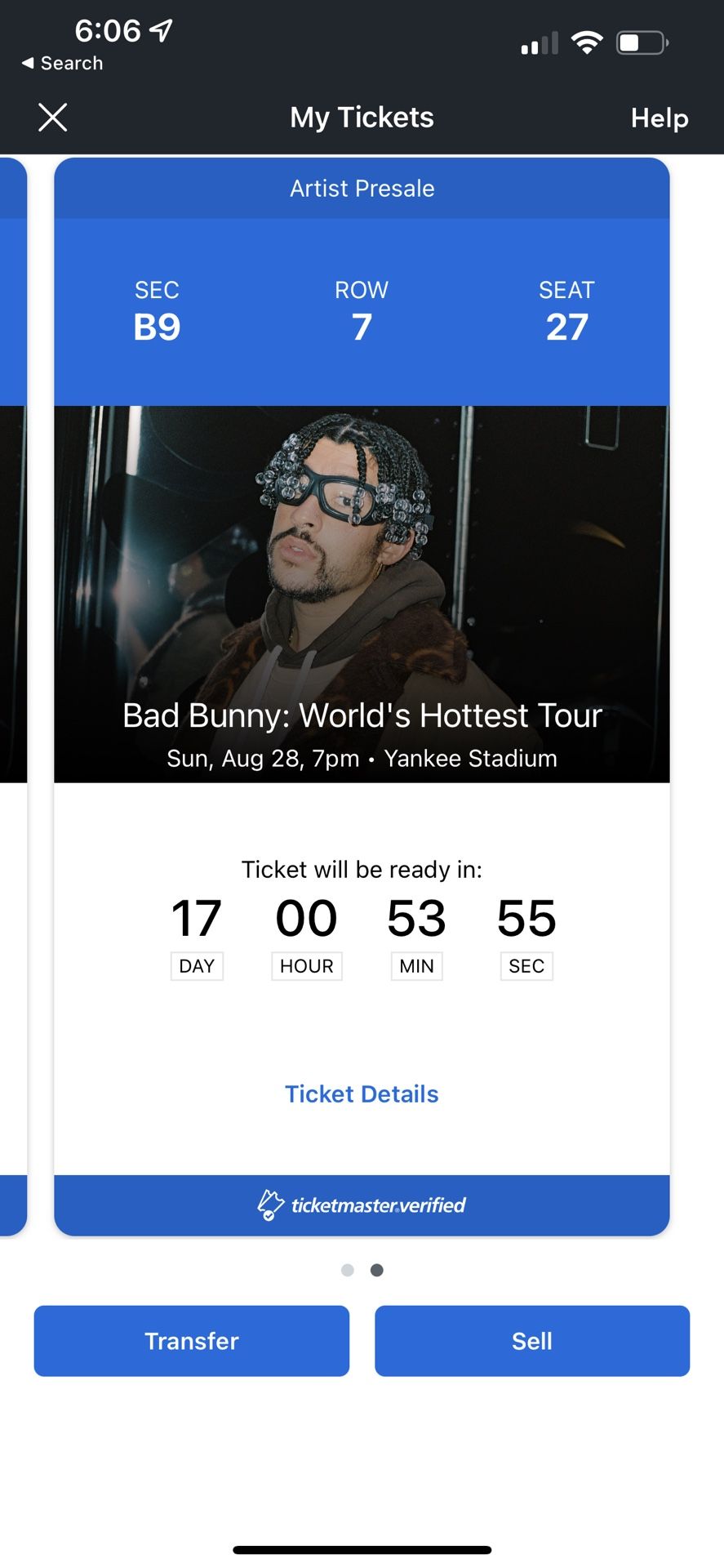 Bad Bunny Tickets aug 28