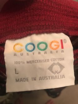 COOGI 100 Mercerised Cotton Australia 90 s Mens Sweater RN 74095 Sz L for Sale in Apopka FL OfferUp