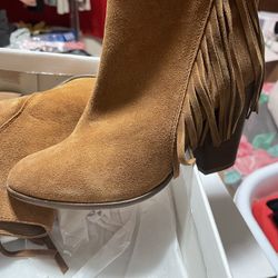 New Steve Madden Fringe Booties 