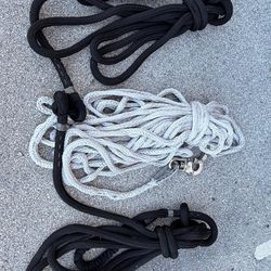 Heavy-Duty Custom Tow Bridle w/ 200+ ft Spectra Line – Yacht / Tender Towing Setup