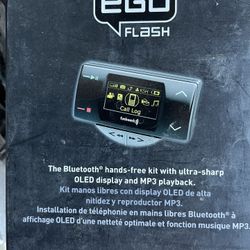 Voice activated Bluetooth hands free car kit.