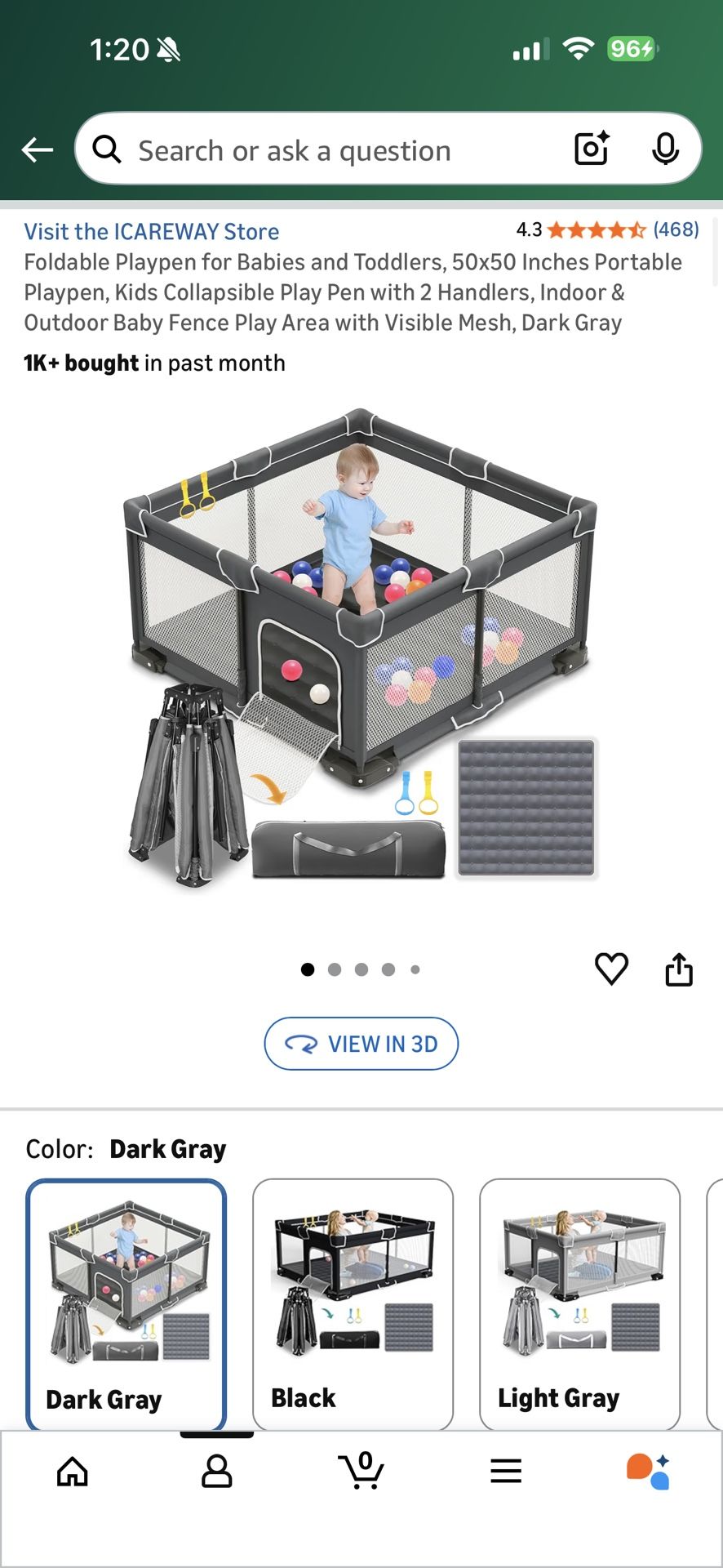 Foldable Play Pen