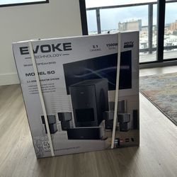 Evoke Technology Model 50 Home Theater Sound System  