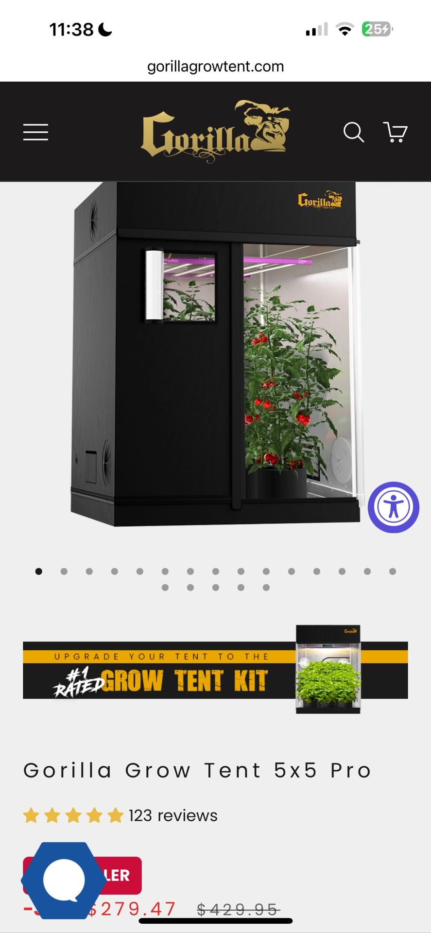 Gorilla Grow Tent & Accessories
