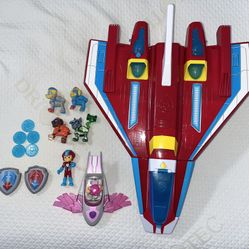 PAW Patrol Mighty Twins Tuck & Ella and Aircraft + Some Charged Up Pups & Ryder