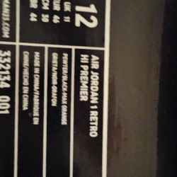 Jordan 1 Pewter Black Max Orange