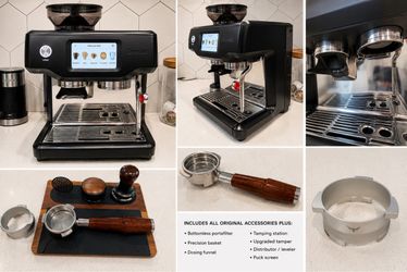 Breville Barista Touch Espresso Machine – Black Truffle + Upgraded Accessories