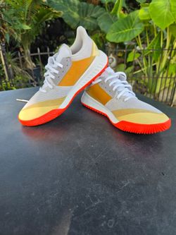 Adidas Low-Top Sneakers White Orange Red