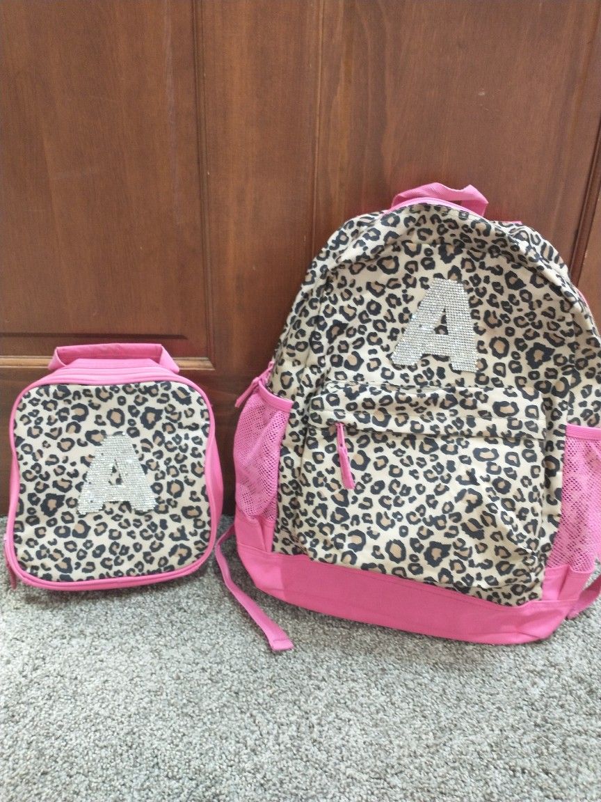 Backpack And  Matching Lunch Tote