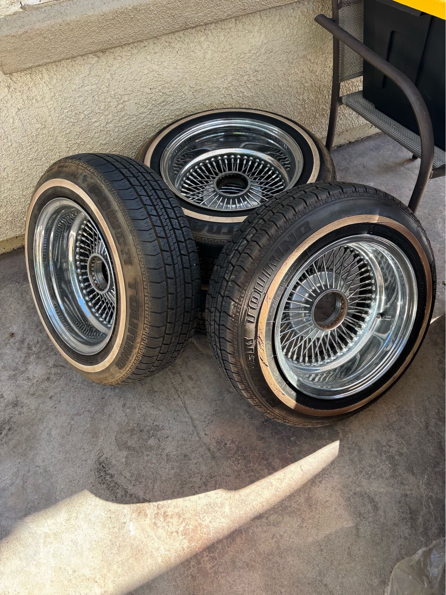 Rims with tires