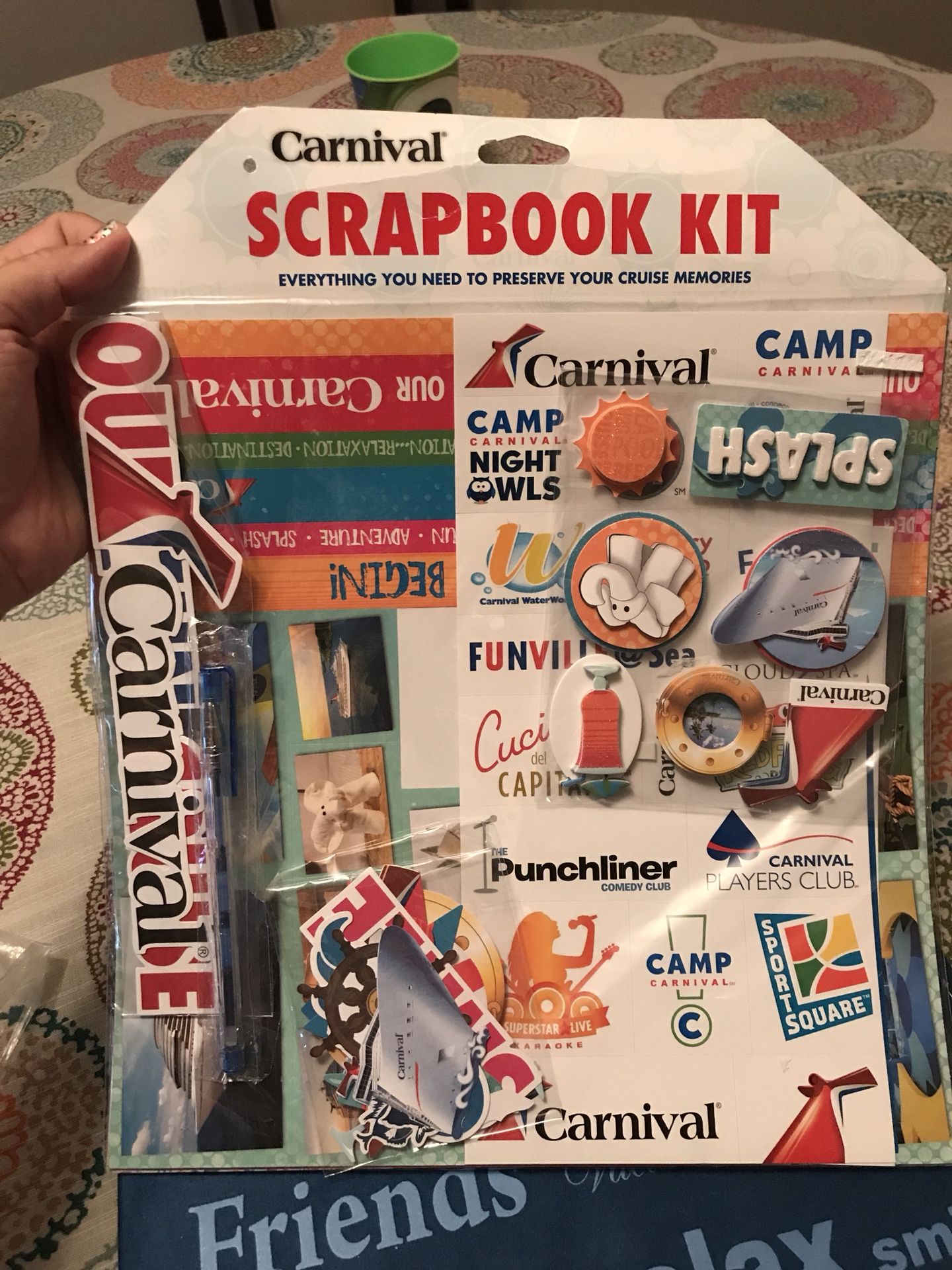 Carnival cruise scrapbook kit