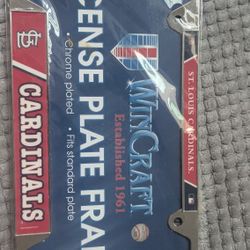 Cardinals License Plate Frame 