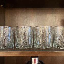 Set of 4 Glass Tumblers