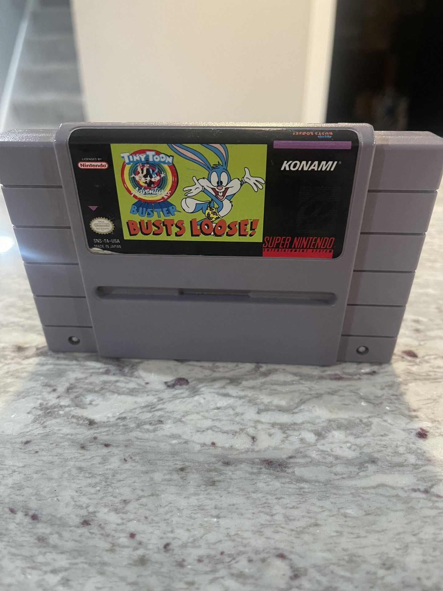 Tiny Toon Adventures Buster Busts Loose For Super Nintendo SNES 