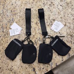 Lululemon Dual Pouch Keychain Wallet BRAND NEW