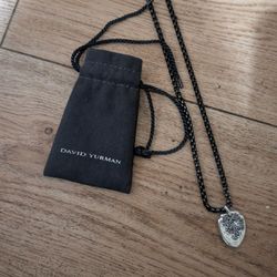 David Yurman Waves Pendant And Chain