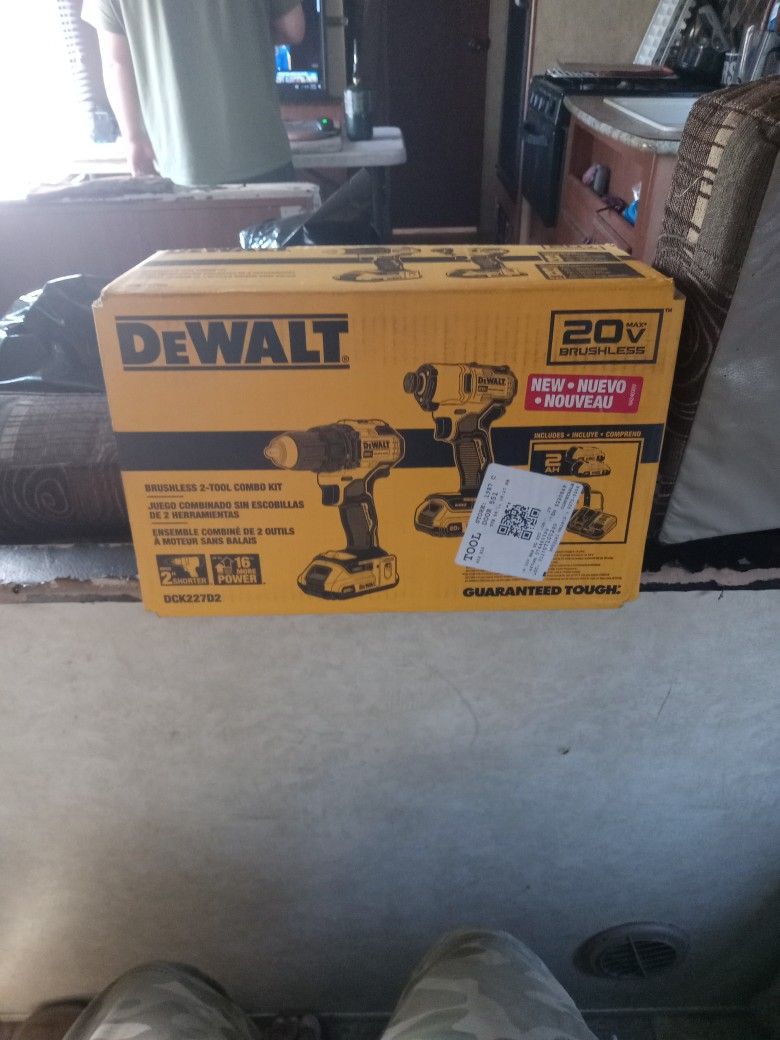 Dewalt Drill Combo Set Brand New
