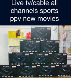 Live android box with live cable/sports
