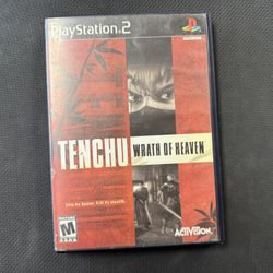 Tenchu: Wrath of Heaven PS2 (Sony PlayStation 2, 2003) Missing Manual - Tested